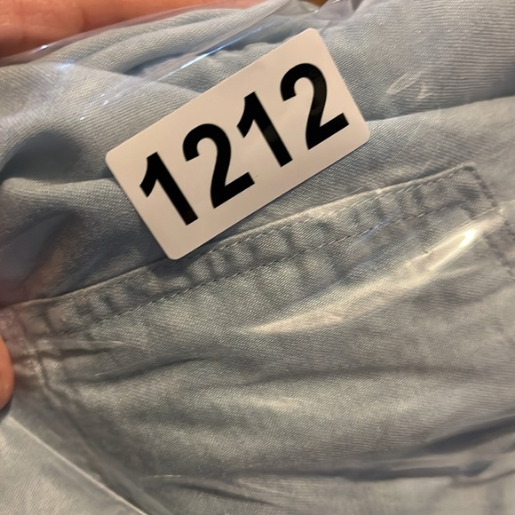 Como Vintage denim shirt women’s 3x button down blue NWT fall minimalist long - Picture 10 of 10